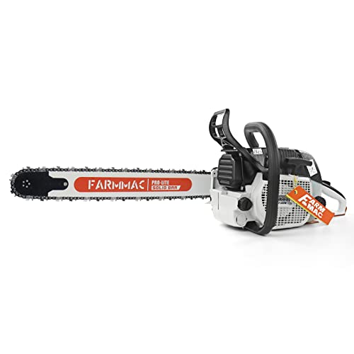 FARMMAC F380W 72cc Gas Chainsaw with 24-Inch Alloy Bar