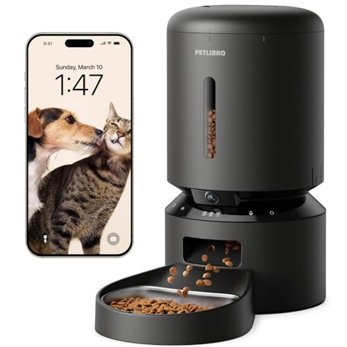 Automatic Pet Feeder with HD Camera and Two-Way Audio