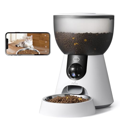 iPettie F4-C Smart Automatic Pet Feeder with 2K HD Camera and Two-Way Audio