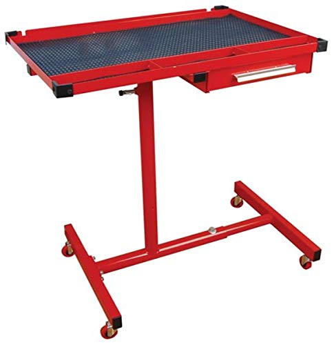 Heavy-Duty Mobile Work Table with Drawer