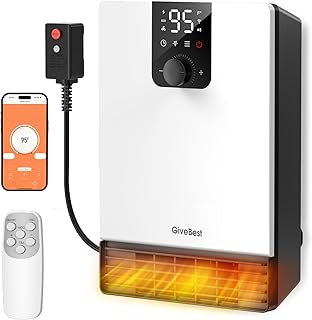 GiveBest Wall Heater for Bathroom, 1500W Fast Heating