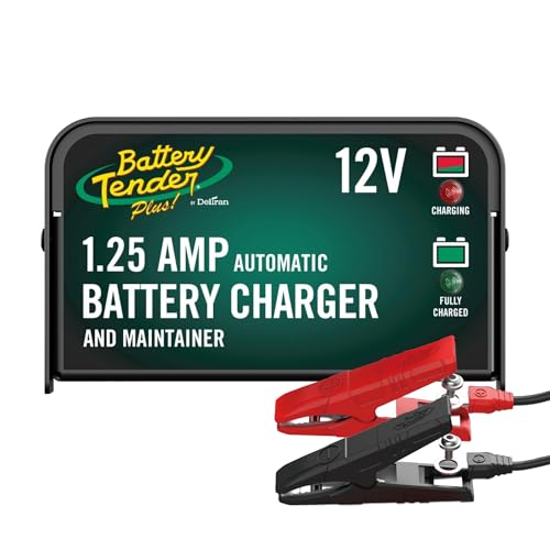 Battery Tender Plus 12V 1.25 AMP Battery Charger and Maintainer