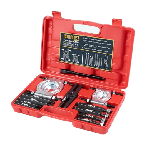 KOOPOOL 5-Ton Bearing Puller and Splitter Kit with Separator Jaws