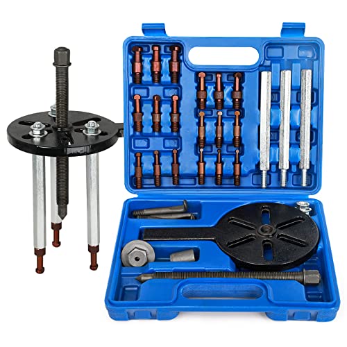 21-in-1 Heavy Duty Inner Hole Bearing Puller Set with Storage Case