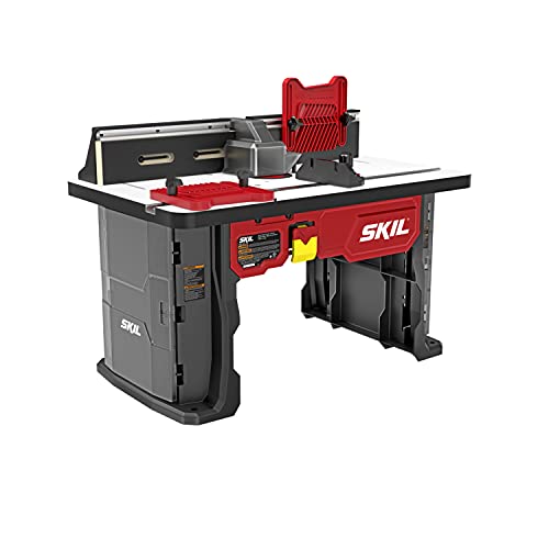 Portable Benchtop Router Table with Router Lift and Storage
