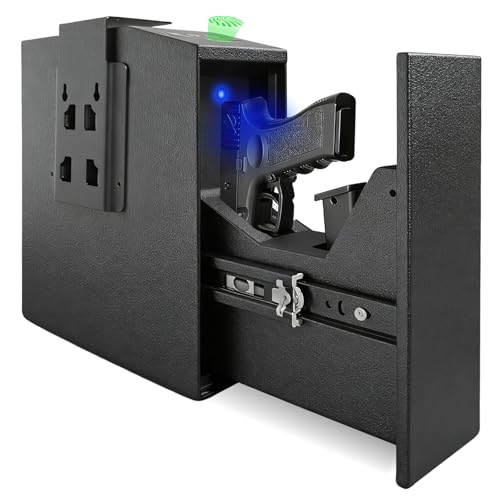Biometric Quick-Access Pistol Safe with Auto Sliding Door