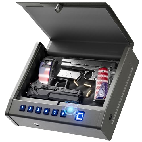Heavy-Duty Biometric Gun Safe with Quick Access