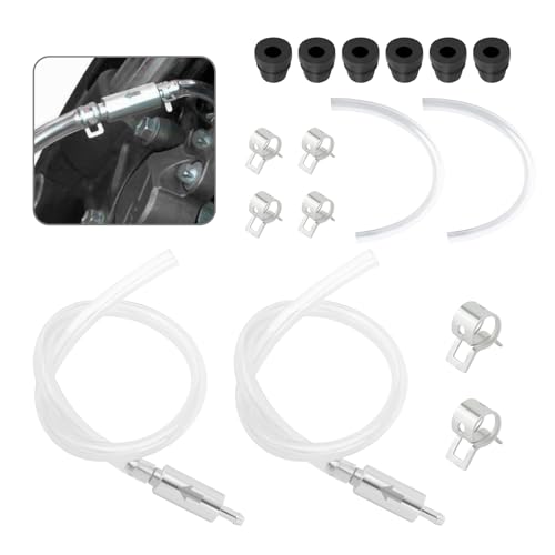 Brake Bleeder Kit with Hoses and Check Valves for Cars and Motorcycles