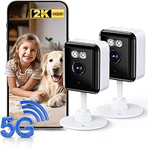 2K Home Security Cameras - Indoor/Outdoor, 2-Pack