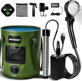 Motivekit Portable Camping Shower – Rechargeable Shower Pump