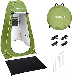 NEVERLAND Pop Up Privacy Shower Tent – Portable Changing Room