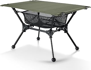 Lightweight Portable Camping Table with Mesh Storage Net