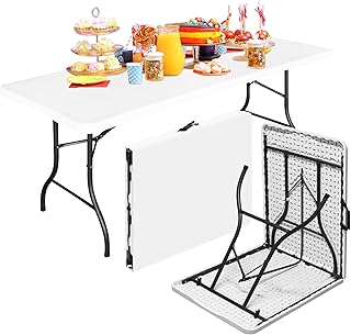 Heavy Duty 6FT Folding Table for Indoor/Outdoor Use