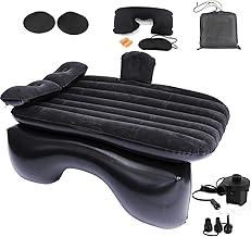Inflatable Car Mattress Back Seat Bed with Pump