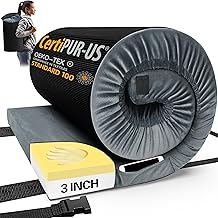 CYMULA Memory Foam Camping Mattress Pad with Travel Bag