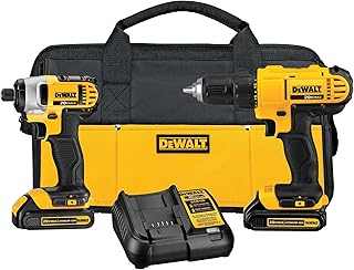 DEWALT 20V MAX Cordless Drill and Impact Driver Combo Kit