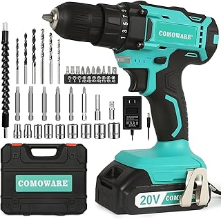 COMOWARE 20V Cordless Electric Drill Set
