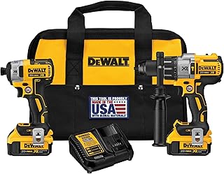 DEWALT 20V MAX Hammer Drill and Impact Driver Combo