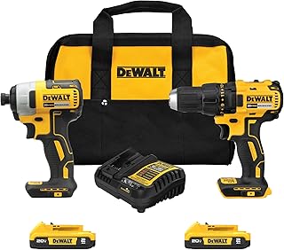 DEWALT 20V MAX Cordless Drill and Impact Driver Set