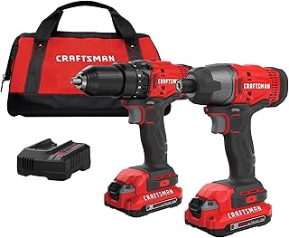 CRAFTSMAN V20 MAX Cordless Drill and Impact Driver Kit