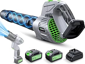 Electric Leaf Blower Cordless with 2 Batteries