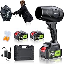 21V Cordless Leaf Blower with Batteries