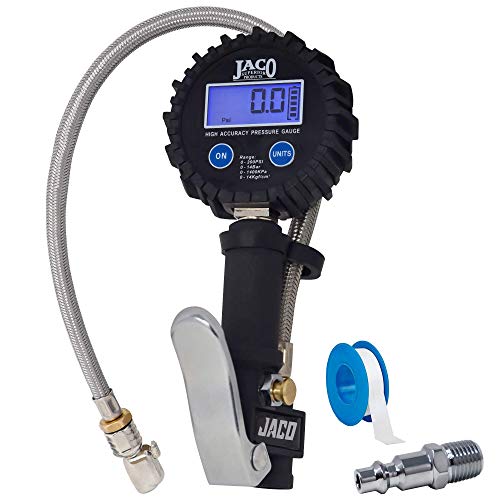 JACO FlowPro Digital Tire Inflator with 200 PSI Gauge
