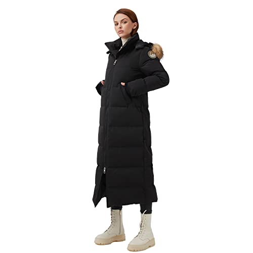 Fitouch Women's Long Down Parka with 750+ Fill Power Insulation