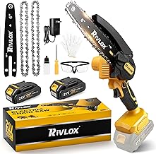 Mini Chainsaw 6 Inch Cordless with Batteries