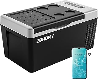 EUHOMY 12V Refrigerator, 19QT Compressor with APP Control