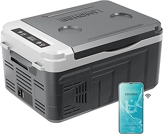 EUHOMY 12V Refrigerator, 12QT Compressor with APP Control