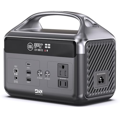 DaranEner Portable Power Station 192Wh with Pure Sine Wave AC Outlets