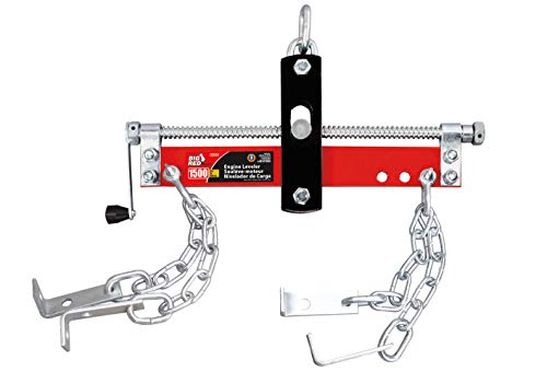 Steel 3-Position Engine Leveler with Adjustable Handle, 3/4 Ton Capacity