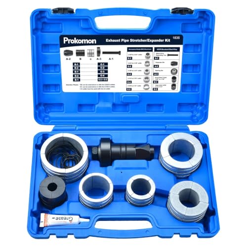 Exhaust Pipe Expander Tool Kit for Pipes 2-3/8 to 4-1/4 Inches