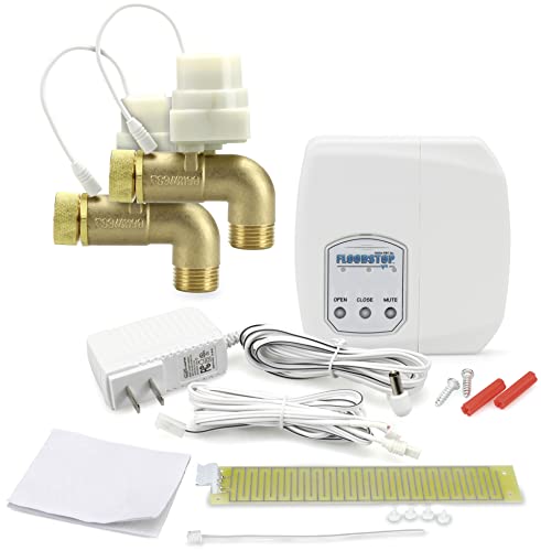 FloodStop Washing Machine Leak Detector Kit with Automatic Water Shut-Off