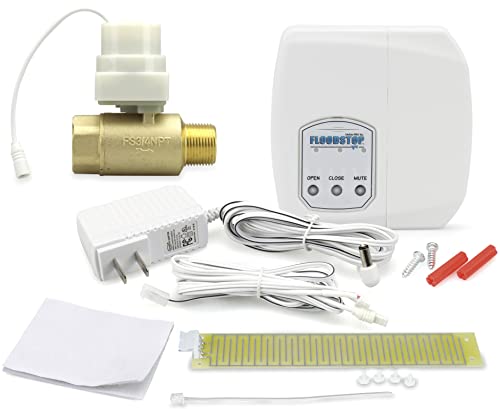 FloodStop Water Heater Leak Detector Kit with Automatic Shut-Off and Alarm