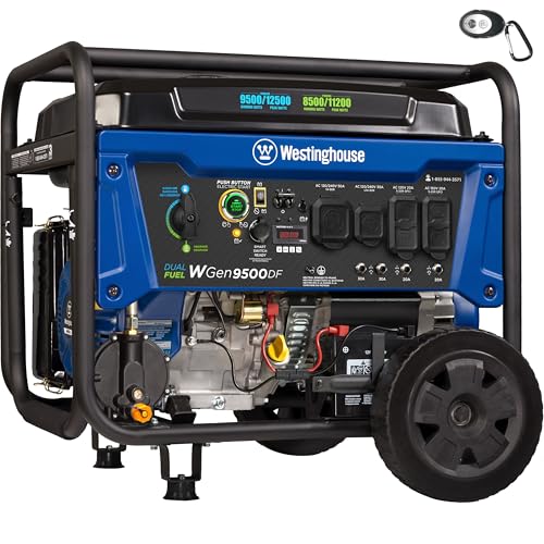 Westinghouse 12500W Dual Fuel Portable Generator with Remote Start