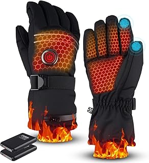 Rechargeable Heated Gloves with Touchscreen for Hunting Camping