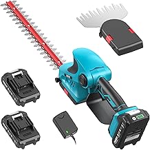 SEESII 2-in-1 Cordless Hedge Trimmer