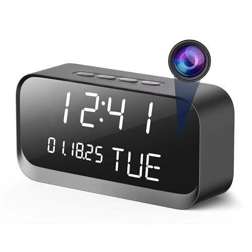WiFi Clock Camera with 1080P HD and Night Vision