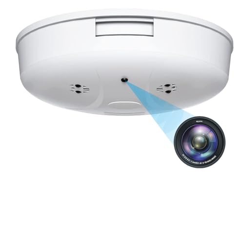 1080P Hidden Smoke Detector Security Camera with Night Vision and Motion Detection