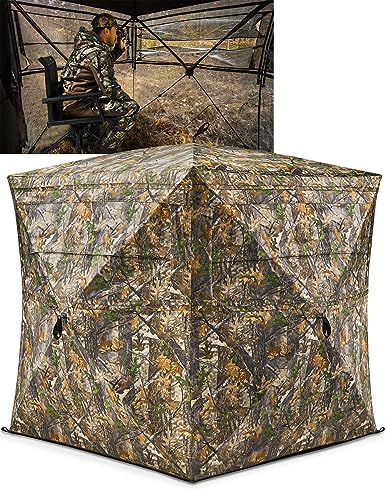 TIDEWE 270 See-Through Pop-Up Hunting Blind for 2-3 Persons