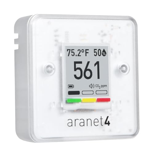 Wireless Indoor Air Quality Monitor with CO2, Temperature, and Humidity Sensors