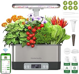 Hydroponics Growing System Kit, 8 Pods Smart Indoor Herb Garden