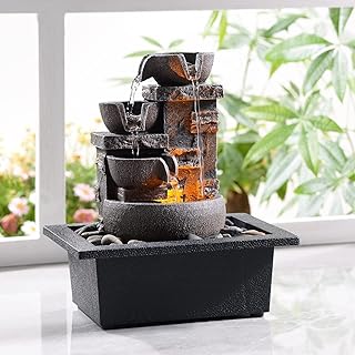 Kalona Desktop Fountain - 4-Tier Design, 10"