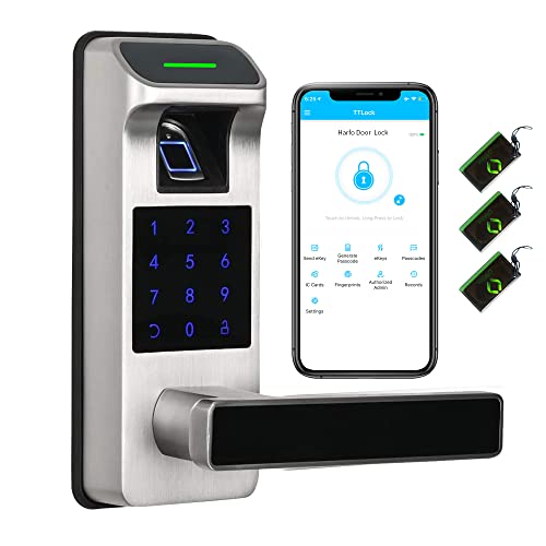 Harfo Fingerprint Door Lock with App Control and Touchscreen Keypad