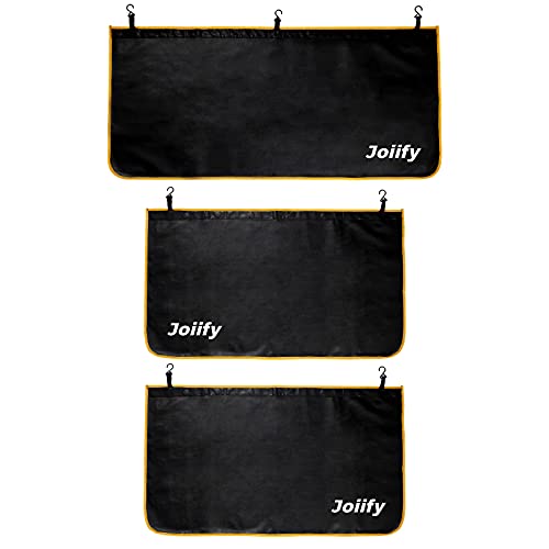Joiify 3-Piece Microfiber Leather Car Fender Covers with Strong Magnets