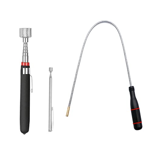 3-Pack Telescoping and Flexible Magnetic Pickup Tool Set