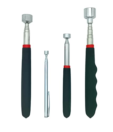 Telescoping Magnetic Pickup Tool Set - 4 Pack