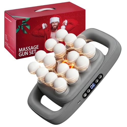 Stellamist 16-Head Deep Tissue Massage Gun with 30 Levels & 3 Modes